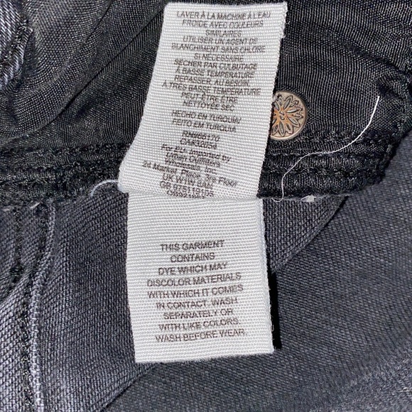 We the Free High Rise Raw Hem Skinny Jeans Black - Picture 10 of 12